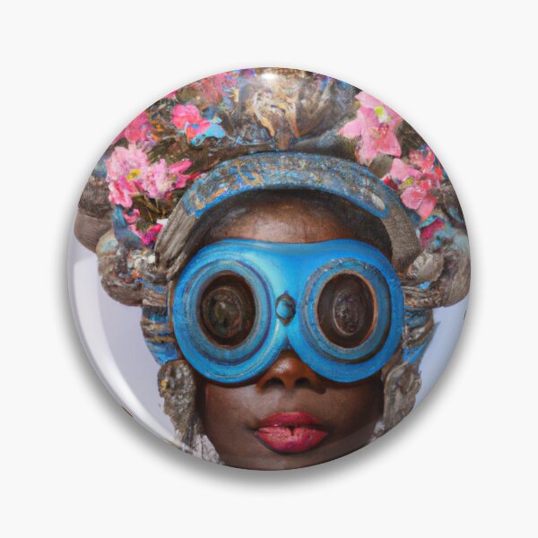 Item preview, Unusual Altered Steampunk Portrait Painting with Goggles ( Steampunk ) designed and sold by RadRococo.