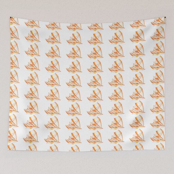 Item preview, Fijian Drua (Canoe) in Amber designed and sold by RoseyWarship.