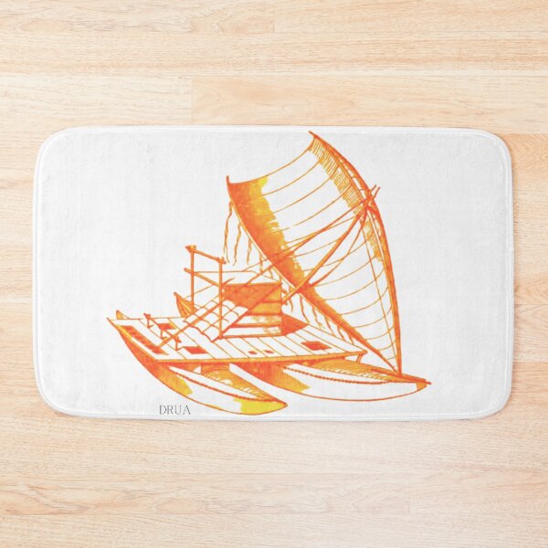Item preview, Fijian Drua (Canoe) in Amber designed and sold by RoseyWarship.