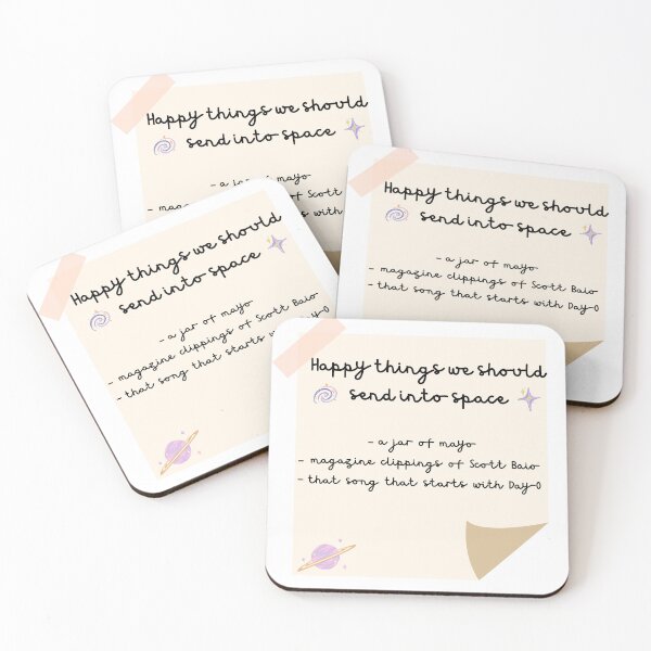 Item preview, Happy Things We Should Send Into Space designed and sold by Kristin Orsi.