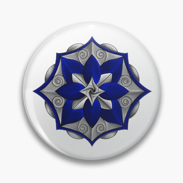 Item preview, Copy of Blue & Gray Lotus Ornament designed and sold by lezell.