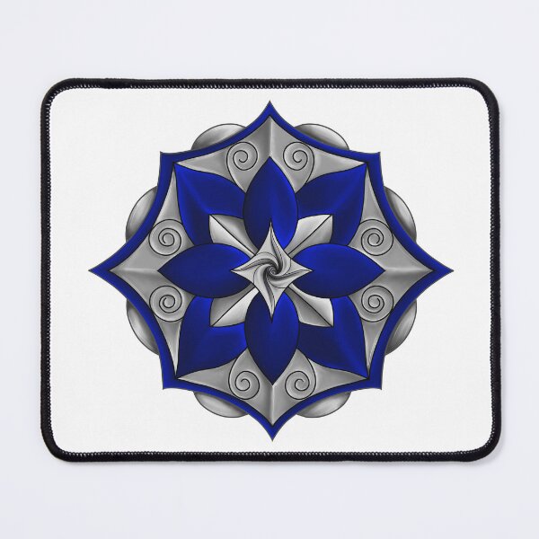 Item preview, Copy of Blue & Gray Lotus Ornament designed and sold by lezell.