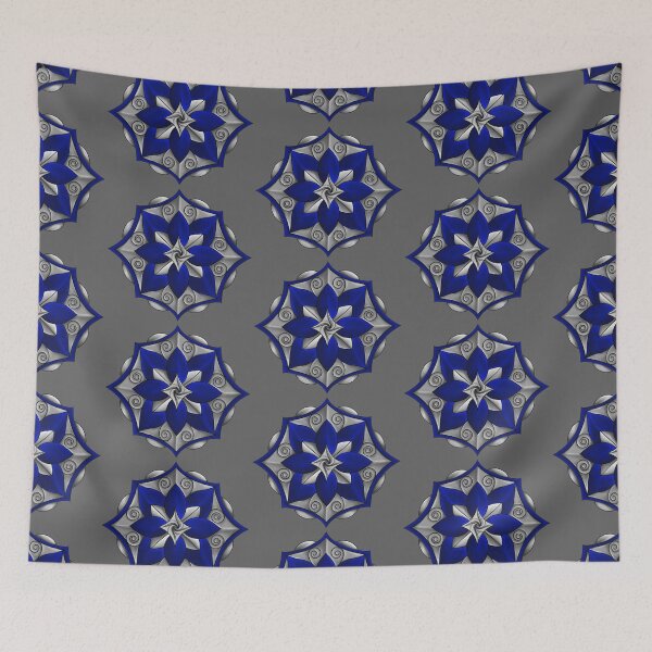 Item preview, Copy of Blue & Gray Lotus Ornament designed and sold by lezell.