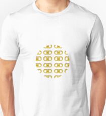 Gold Horseshoe Pattern Unisex T-Shirt