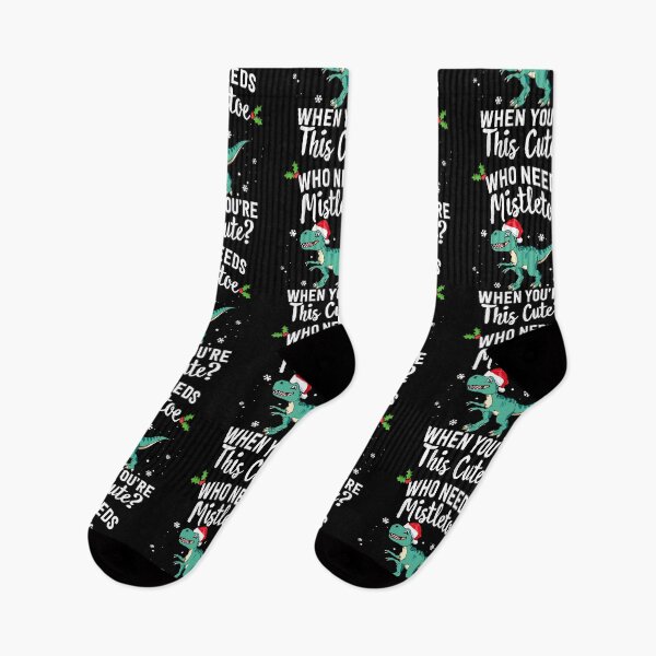 Item preview, Who Needs Mistletoe When You're This Cute Christmas designed and sold by QueenOfPrint.