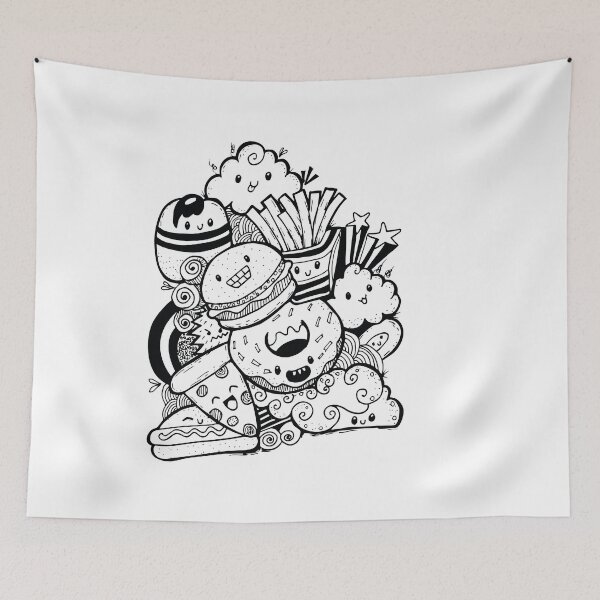 Item preview, Fast Food Collection Illustration designed and sold by Richstd.