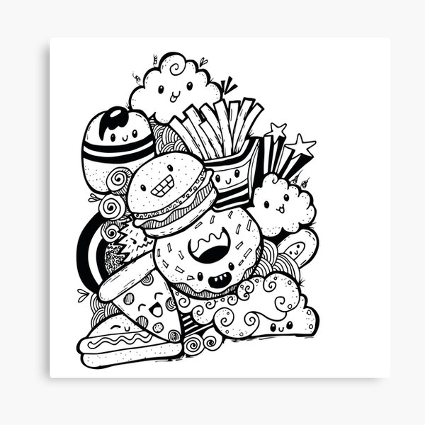 Item preview, Fast Food Collection Illustration designed and sold by Richstd.