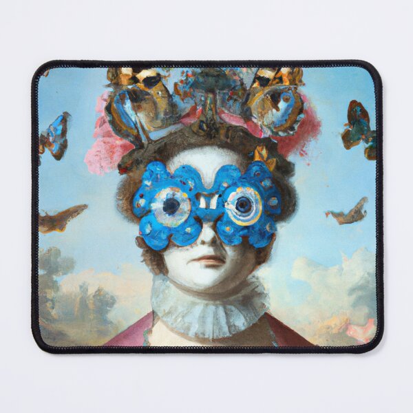 Item preview, Unusual Altered Steampunk Portrait Painting with Goggles ( Steampunk ) designed and sold by RadRococo.