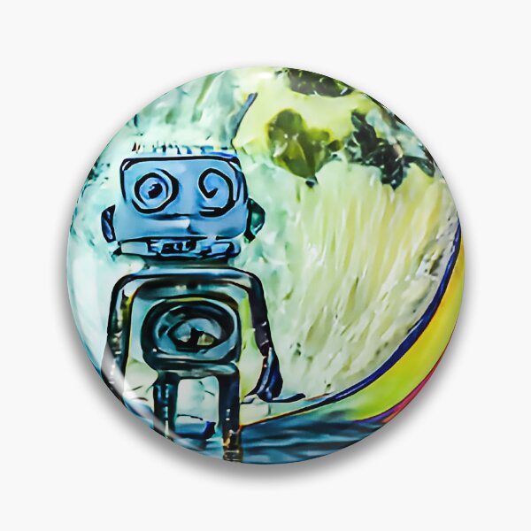 Item preview, Vintage Robot abstract art designed and sold by shrolts.