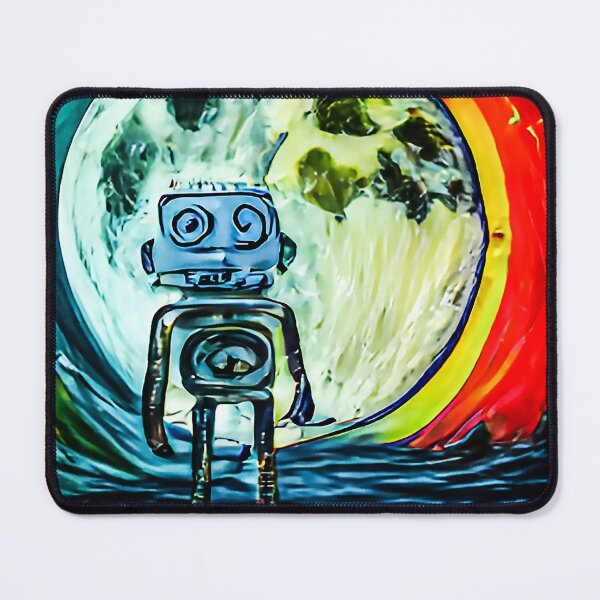 Item preview, Vintage Robot abstract art designed and sold by shrolts.