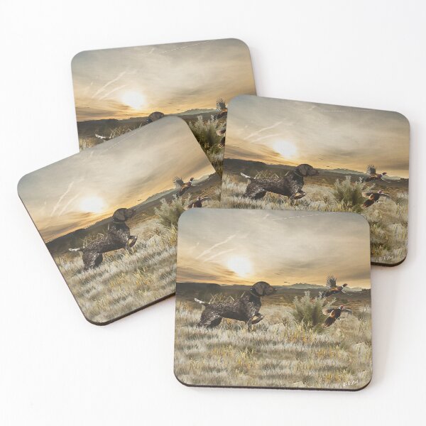 Item preview, Pheasant Hunting Season with GSP designed and sold by TammyHunterArt.