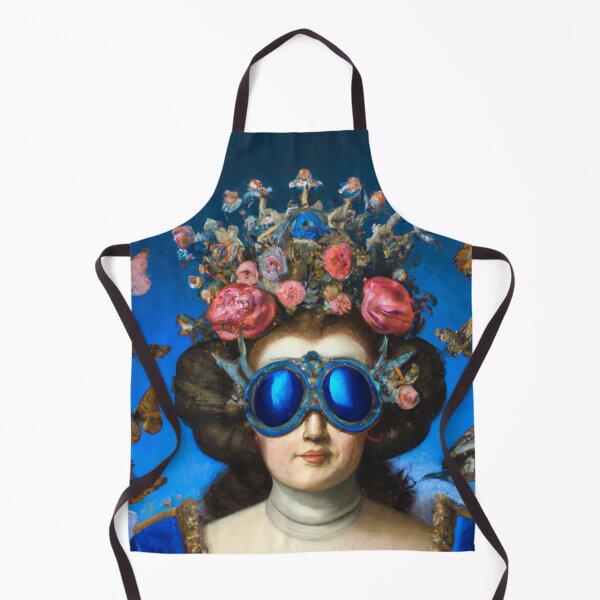 Item preview, Unusual Altered Steampunk Portrait Painting with Goggles ( Steampunk ) designed and sold by RadRococo.