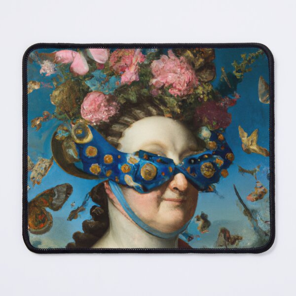 Item preview, Unusual Altered Steampunk Portrait Painting with Goggles ( Steampunk ) designed and sold by RadRococo.