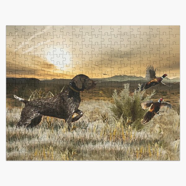 Hunting dogs Jigsaw Puzzle by German School - Pixels