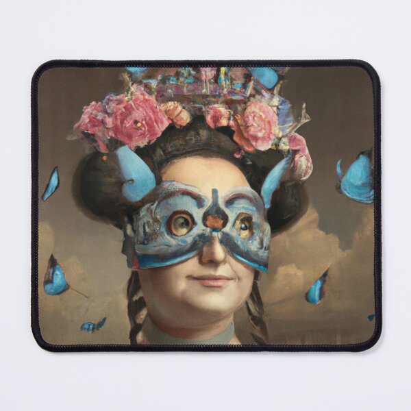 Item preview, Unusual Altered Steampunk Portrait Painting with Goggles ( Steampunk ) designed and sold by RadRococo.