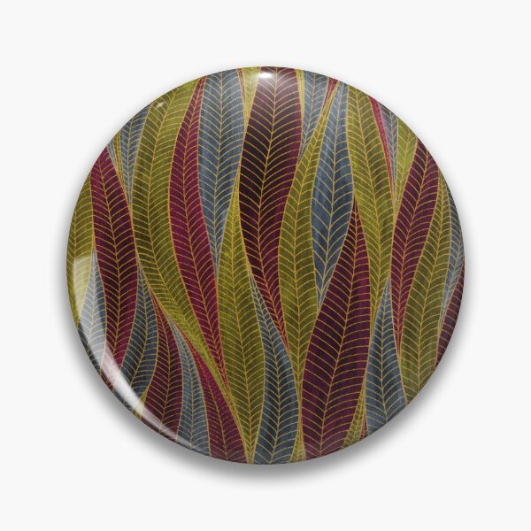 Item preview, Gray, crimson and green leaves with gold contours designed and sold by IrinaIkar.