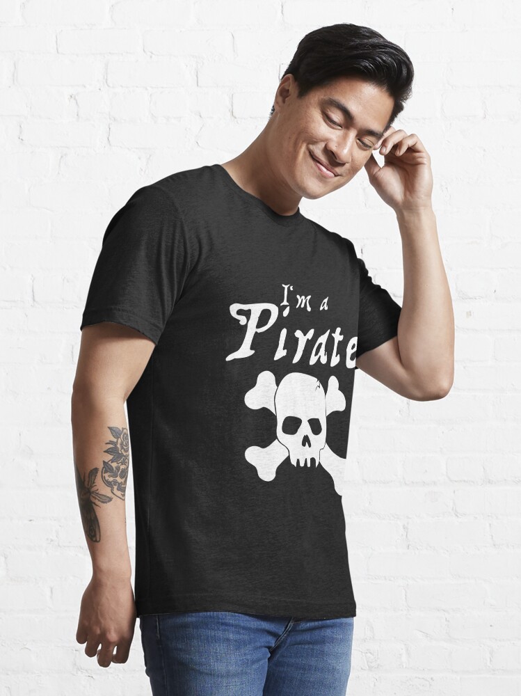 Caribbean Pirate Retro Vintage Design Pirate Costume Design T-Shirt