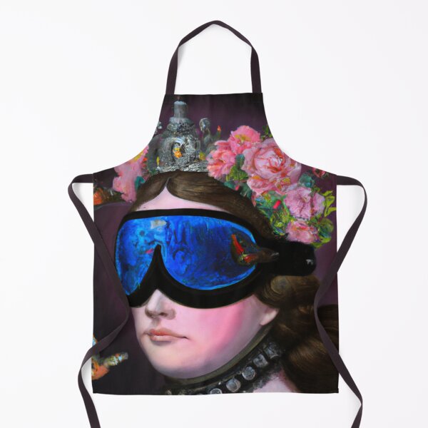 Item preview, Unusual Altered Steampunk Portrait Painting with Goggles ( Steampunk ) designed and sold by RadRococo.