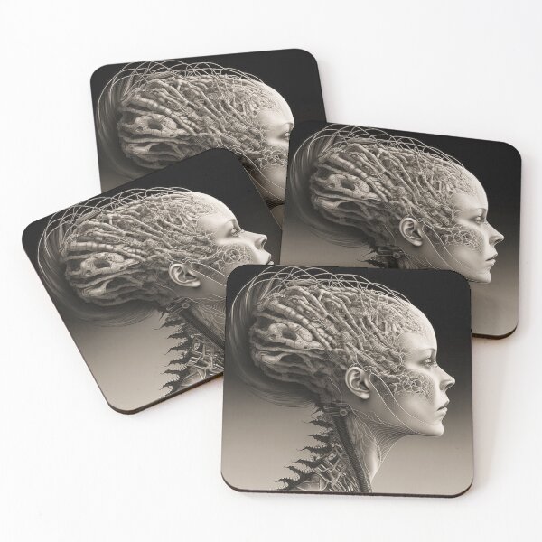 Item preview, iomechanical Woman - Big Circuit Brain designed and sold by theblueofmyeye.
