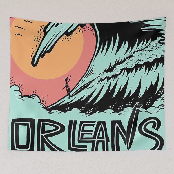 Item preview, Orleans Surf Wave designed and sold by julieright.