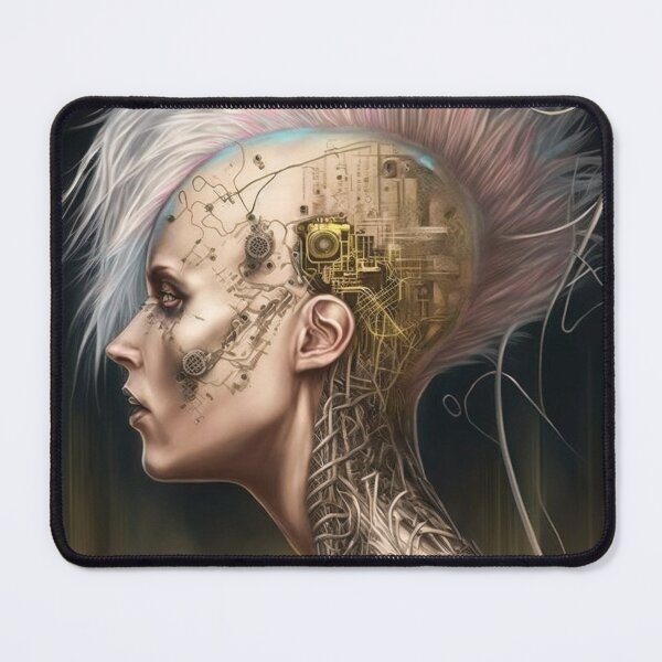 Item preview, Biomechanical Woman - Gold Wires designed and sold by theblueofmyeye.