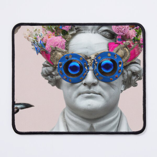 Item preview, Unusual Altered Steampunk Portrait Painting with Goggles ( Steampunk ) designed and sold by RadRococo.