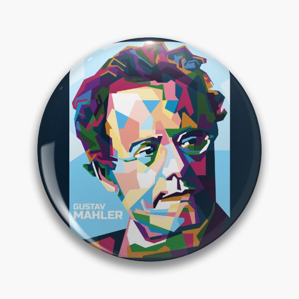 Item preview, Abstract Popart Gustav Mahler in WPAP designed and sold by smd90.