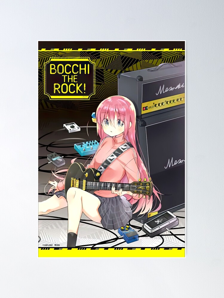Retro Anime Bocchi The Rock Poster Music Art Wall Decor Prints