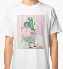 Camiseta clásica un chico y su pequeño chico