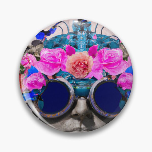 Item preview, Unusual Altered Steampunk Portrait Painting with Goggles ( Steampunk ) designed and sold by RadRococo.