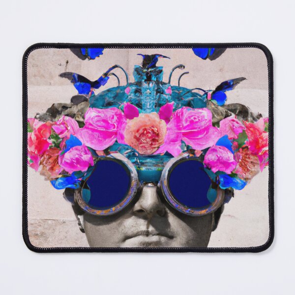 Item preview, Unusual Altered Steampunk Portrait Painting with Goggles ( Steampunk ) designed and sold by RadRococo.