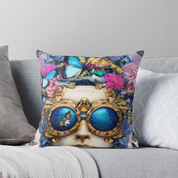 Item preview, Unusual Altered Steampunk Portrait Painting with Goggles ( Steampunk ) designed and sold by RadRococo.