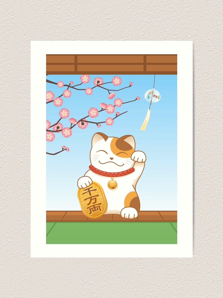 maneki neko art