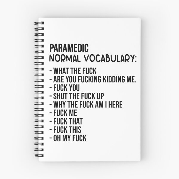 Item preview, Normal paramedic vocabulary - Funny Gift For paramedic designed and sold by JakubkoJunak.