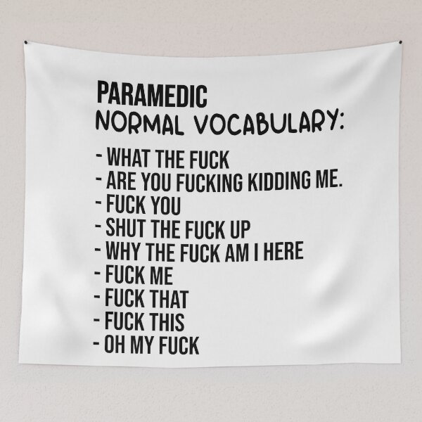 Item preview, Normal paramedic vocabulary - Funny Gift For paramedic designed and sold by JakubkoJunak.