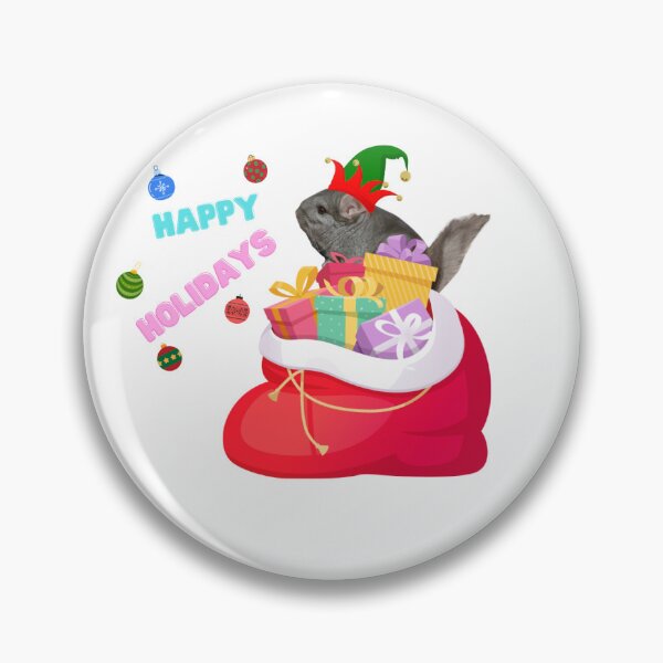 Item preview, Chinchilla Happy Holidays designed and sold by ChinnieGirl.