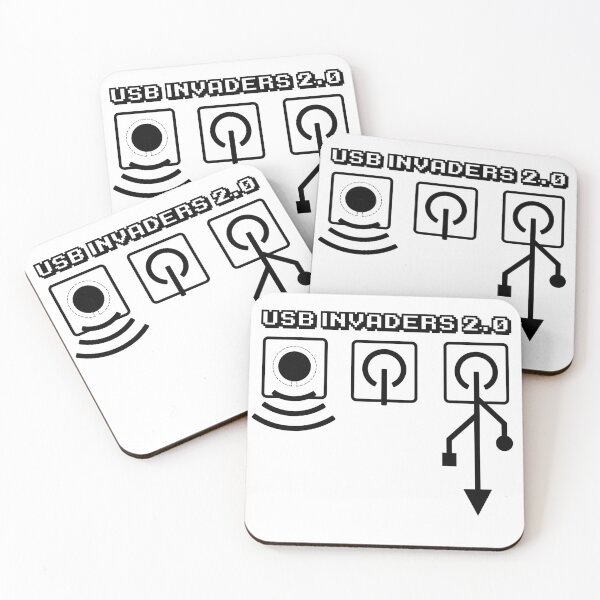 Item preview, USB INVADERS 2.0 designed and sold by QuirkyDesign101.