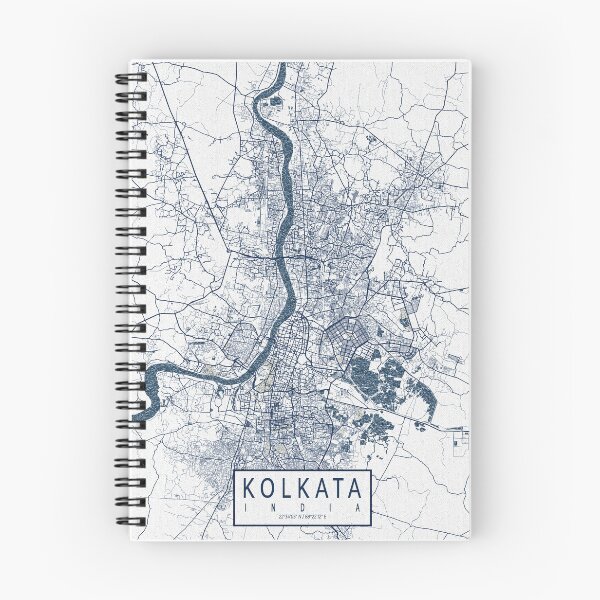 Item preview, Kolkata City Map of India - Coastal designed and sold by deMAP.
