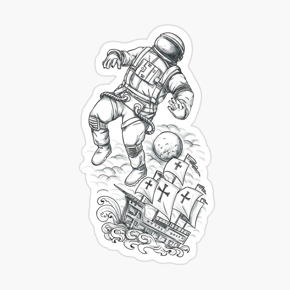 filmstronaut - tattoo design
