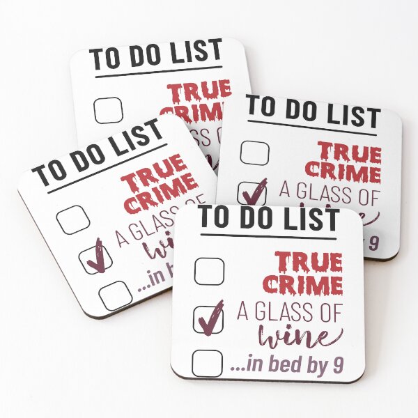Item preview, True Crime, Wine, Bed by 9 designed and sold by mellibeedesigns.