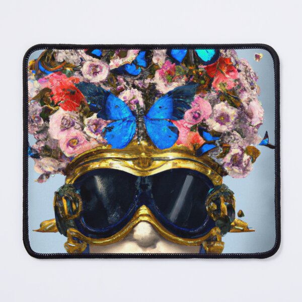 Item preview, Unusual Altered Steampunk Portrait Painting with Goggles ( Steampunk ) designed and sold by RadRococo.