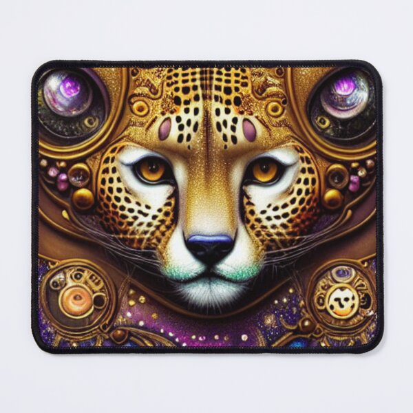 Item preview, You Can't Outrun The Cyborg Cheetah designed and sold by ZenEverAI.