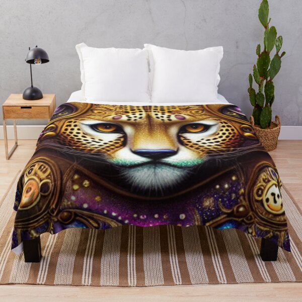 Item preview, You Can't Outrun The Cyborg Cheetah designed and sold by ZenEverAI.