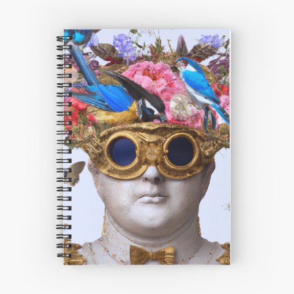 Item preview, Unusual Altered Steampunk Portrait Painting with Goggles ( Steampunk ) designed and sold by RadRococo.