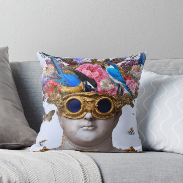 Item preview, Unusual Altered Steampunk Portrait Painting with Goggles ( Steampunk ) designed and sold by RadRococo.