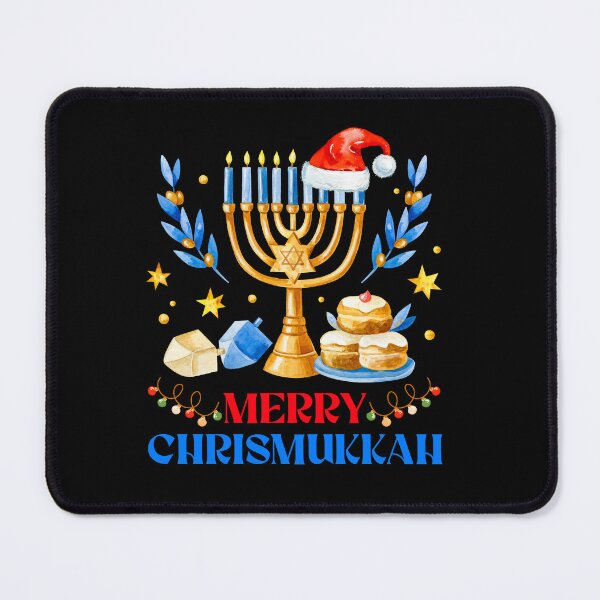 Item preview, Merry Chrismukkah Happy Hanukkah Christmas designed and sold by Toranai.