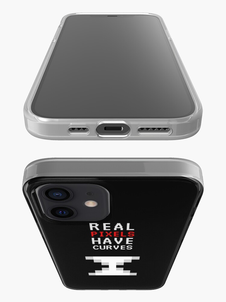 iPhone Case, Real Pixels Have Curves designed and sold by solo244