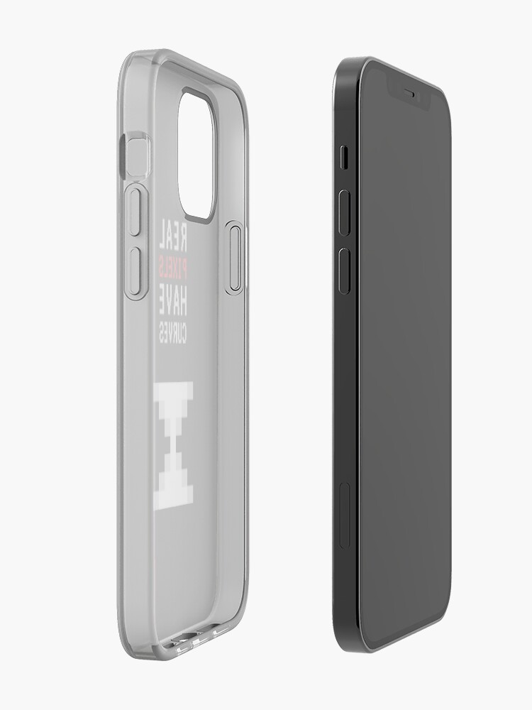 Thumbnail 2 of 5, iPhone Case, Real Pixels Have Curves designed and sold by solo244.