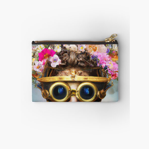 Item preview, Unusual Altered Steampunk Portrait Painting with Goggles ( Steampunk ) designed and sold by RadRococo.