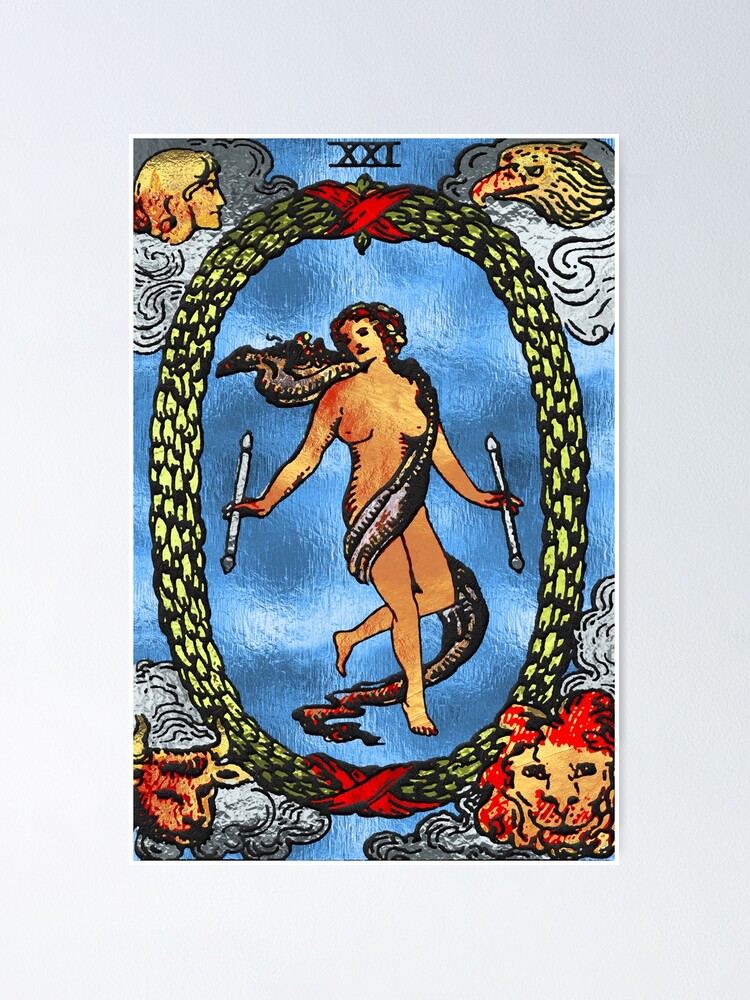 Póster for Sale con la obra «Tarot Edición Dorada Arcanos